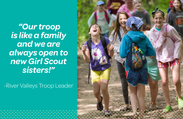 Make New Friends And Keep The Old Girl Scouts River Valleys Volunteers
