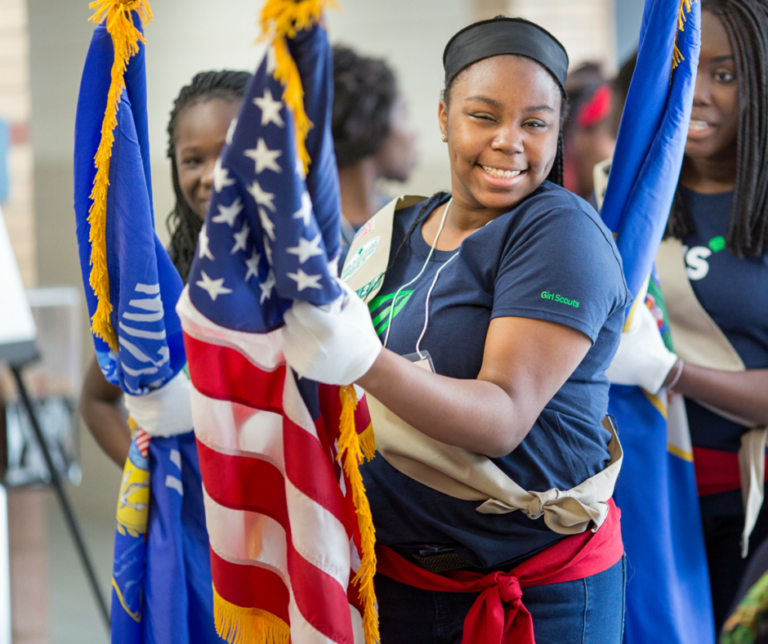 Flag Ceremonies 101 - Girl Scouts River Valleys Volunteers