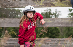 Photo of Girl Scout showing grit