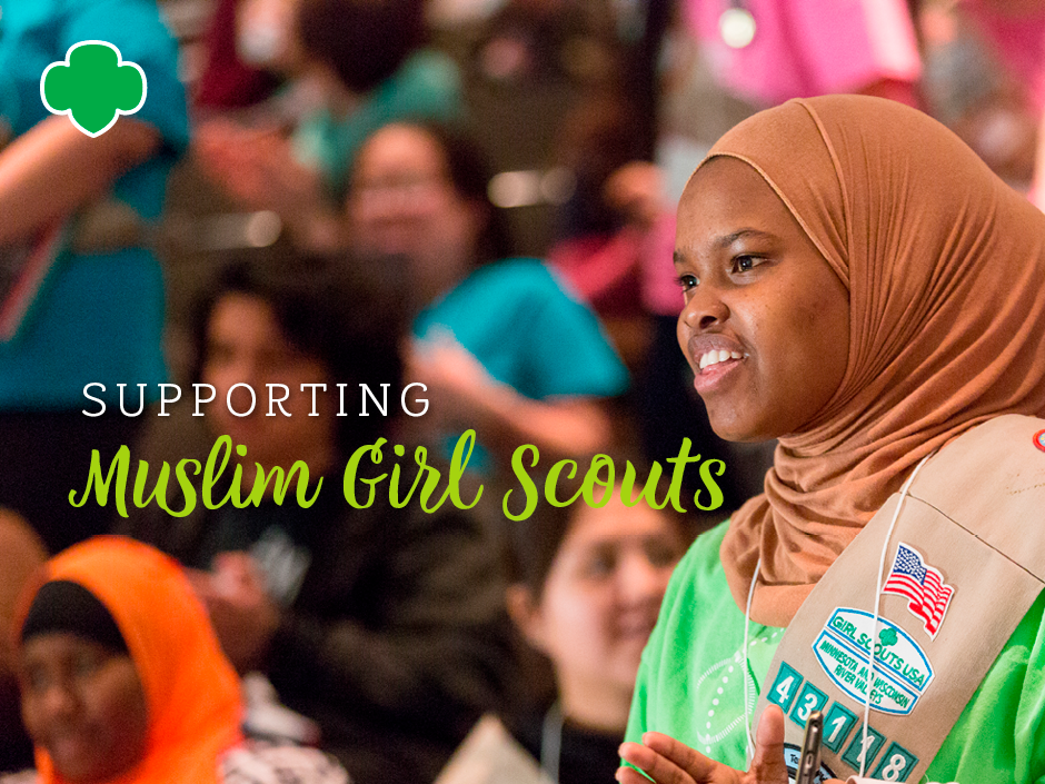 Supporting Muslim Girl Scouts
