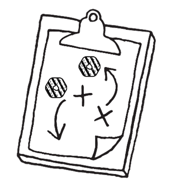 Hand drawn clipboard icon