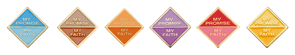 Images of the My Promise My Faith Pins