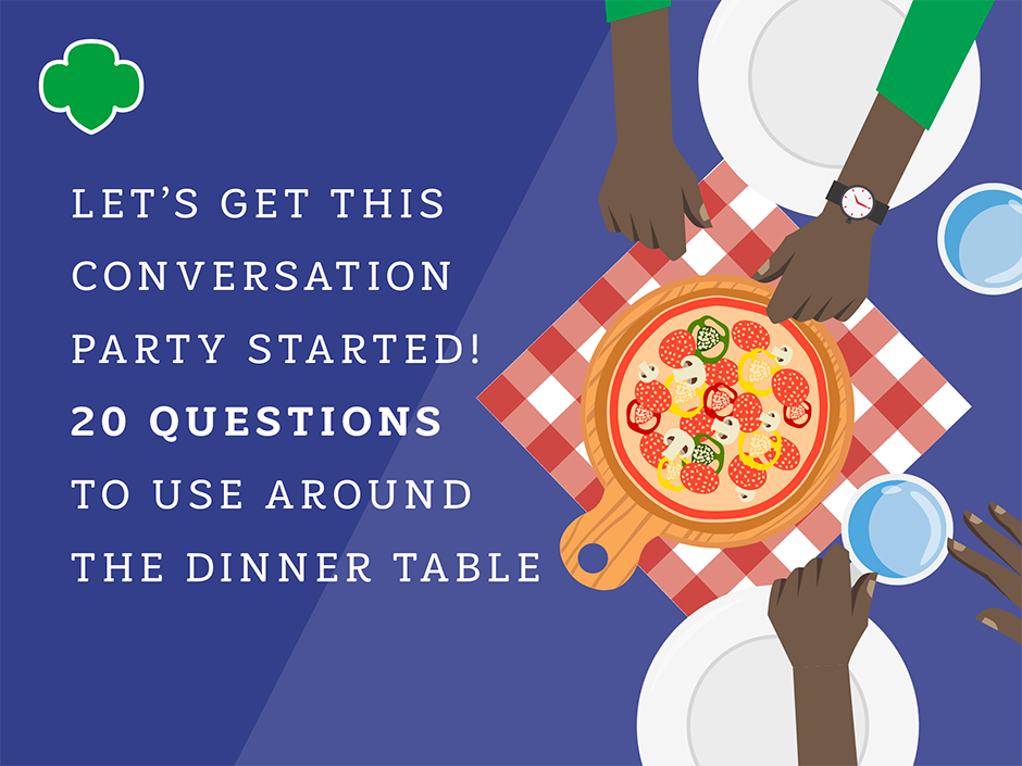 Let’s Get This Conversation Party Started! 20 Questions to use around the dinner table