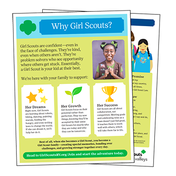 Why Girl Scouts Flyer