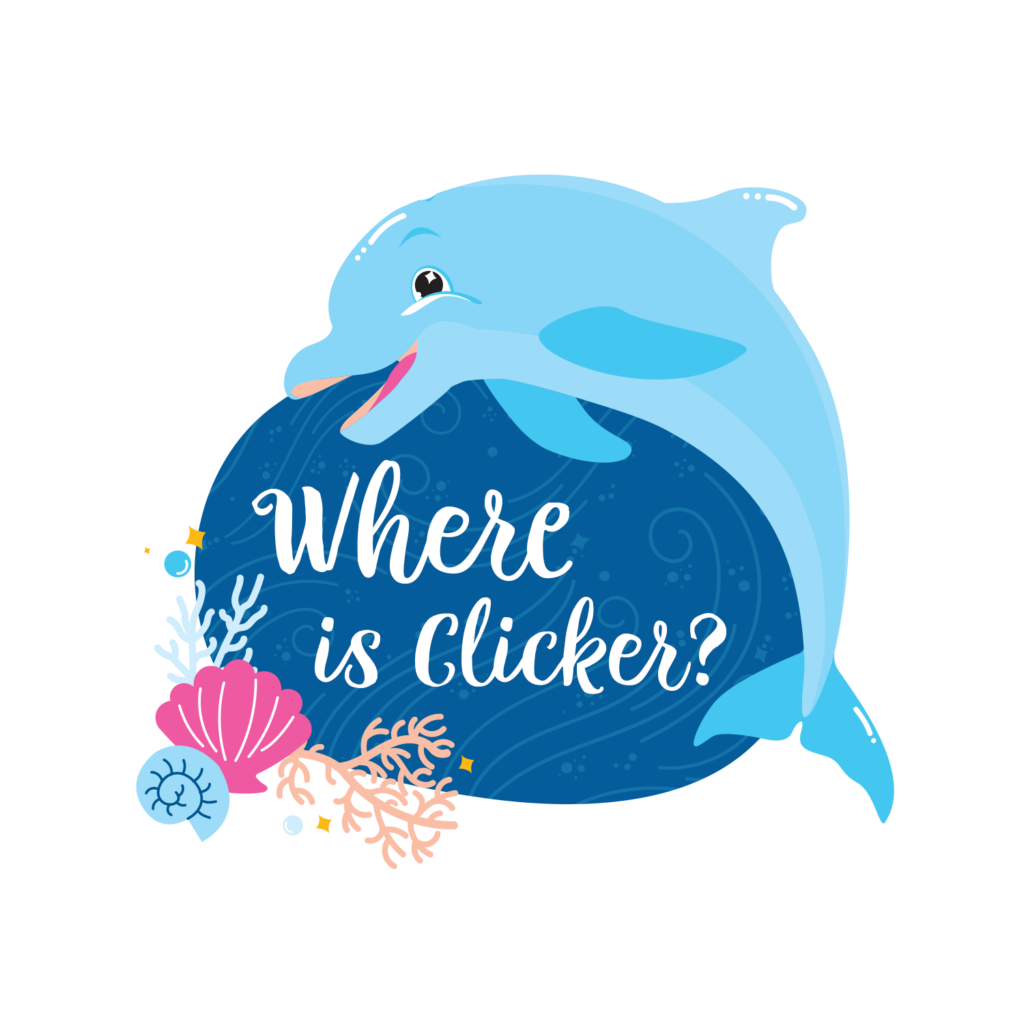 Where's the Cookie Program Mascot, Clicker the Dolphin