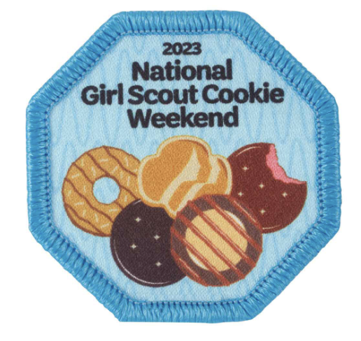 2023 National Girl Scout Cookie Weekend Patch 